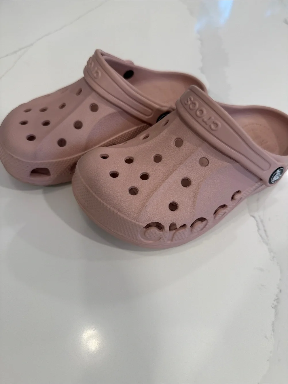 CROCS Kids' Classic Clog in Dusty Rose Size J1